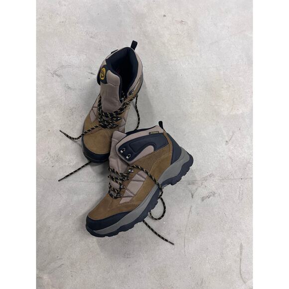 Peaks Men’s Hiking Shoes Size 11 Tan/Black Waterproof Outdoor Camping - Picture 5 of 8